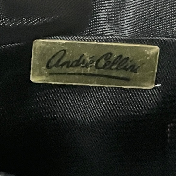 VINTAGE ANDRE CELLINI Black Beaded Shoulder Bag - Picture 4 of 7